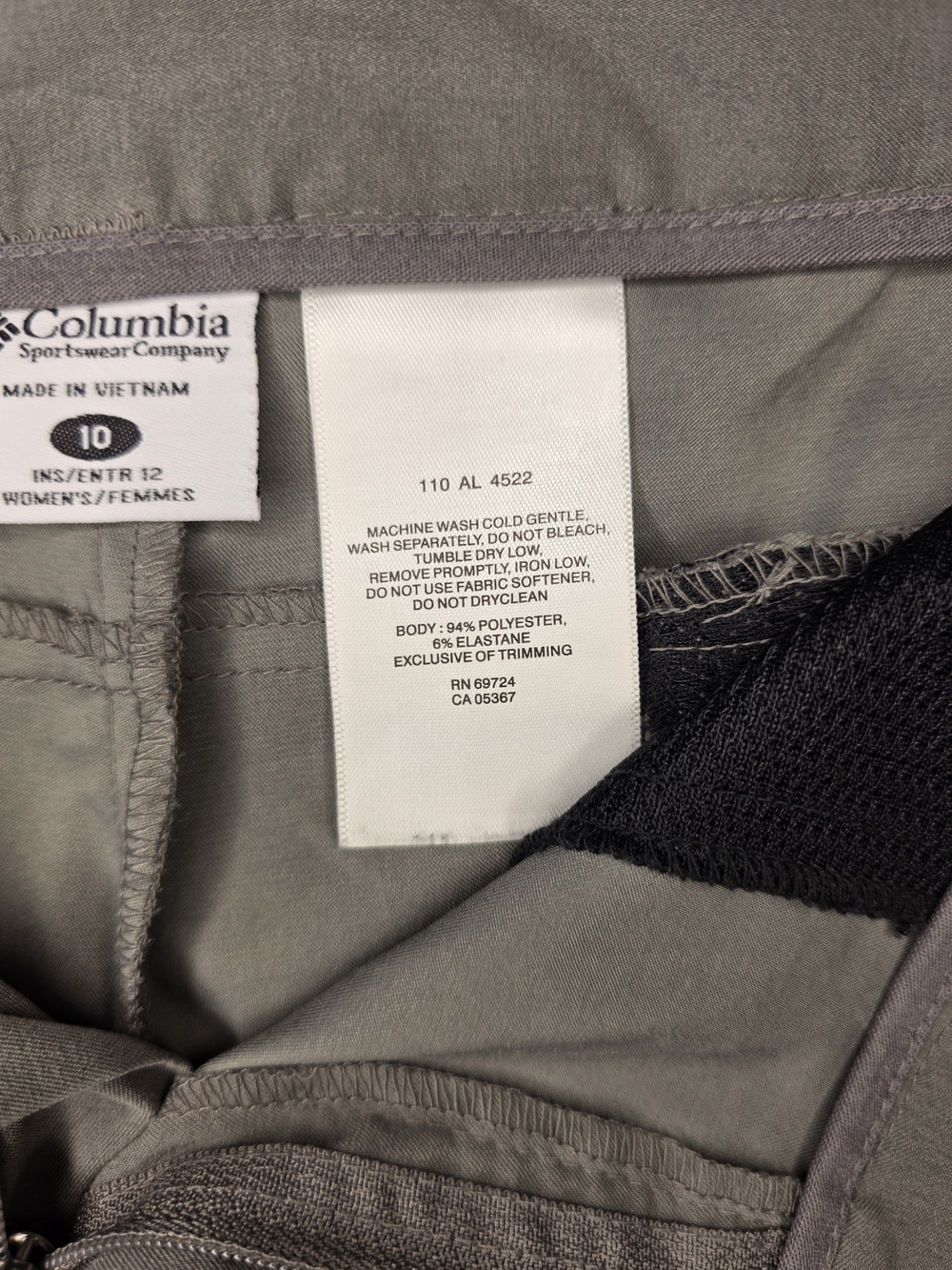 Women’s Stretch Bermuda Shorts - Light Gray - Picture 6 of 9